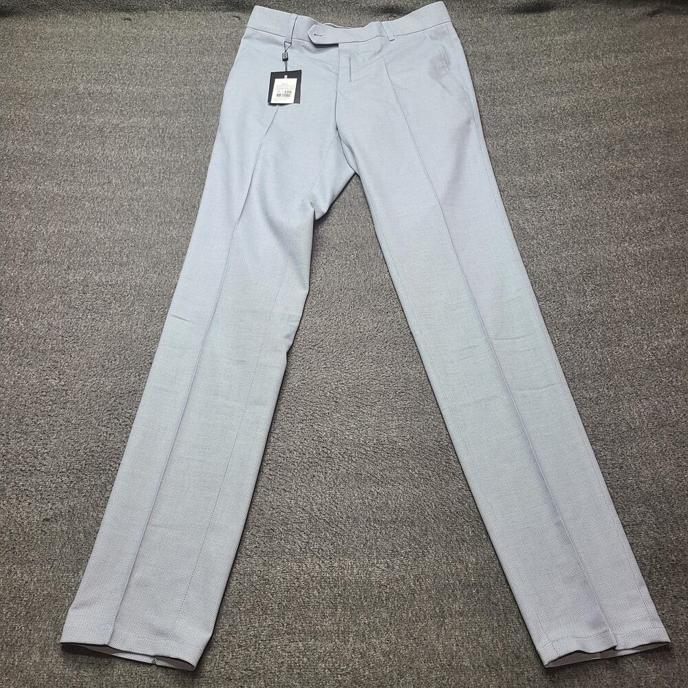 MCR Moda Crise Pants Mens 30 Light Blue Dress‎ Trousers Slim Fit Formal Turkey